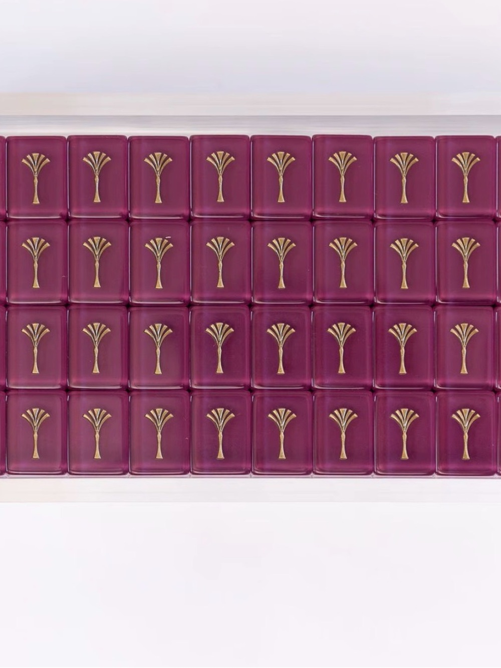 NIB sealed American Mahjong Set 160 Tiles Burgundy Art Deco Acrylic dice - Picture 10 of 14